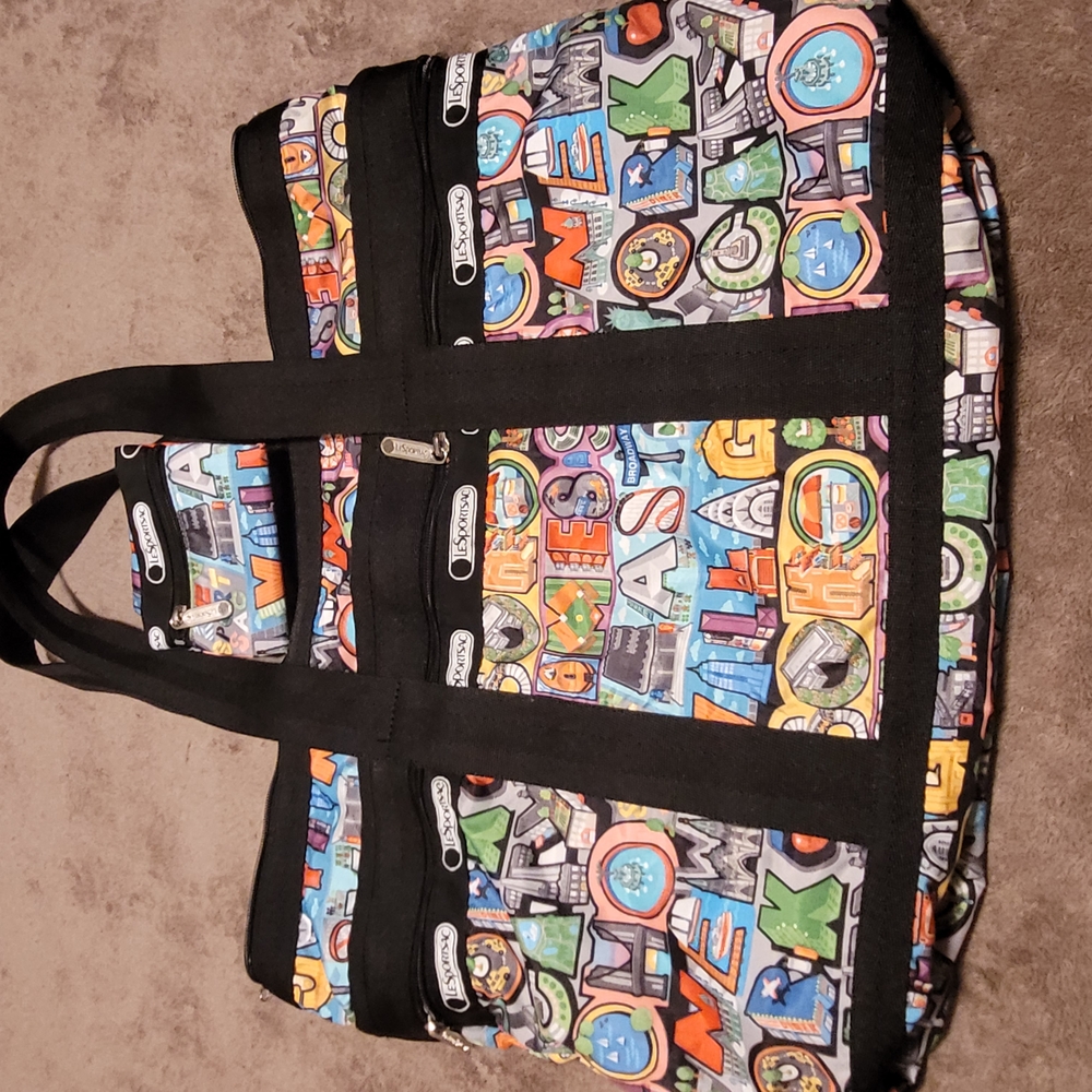 Colorful Graphic Tote Bag